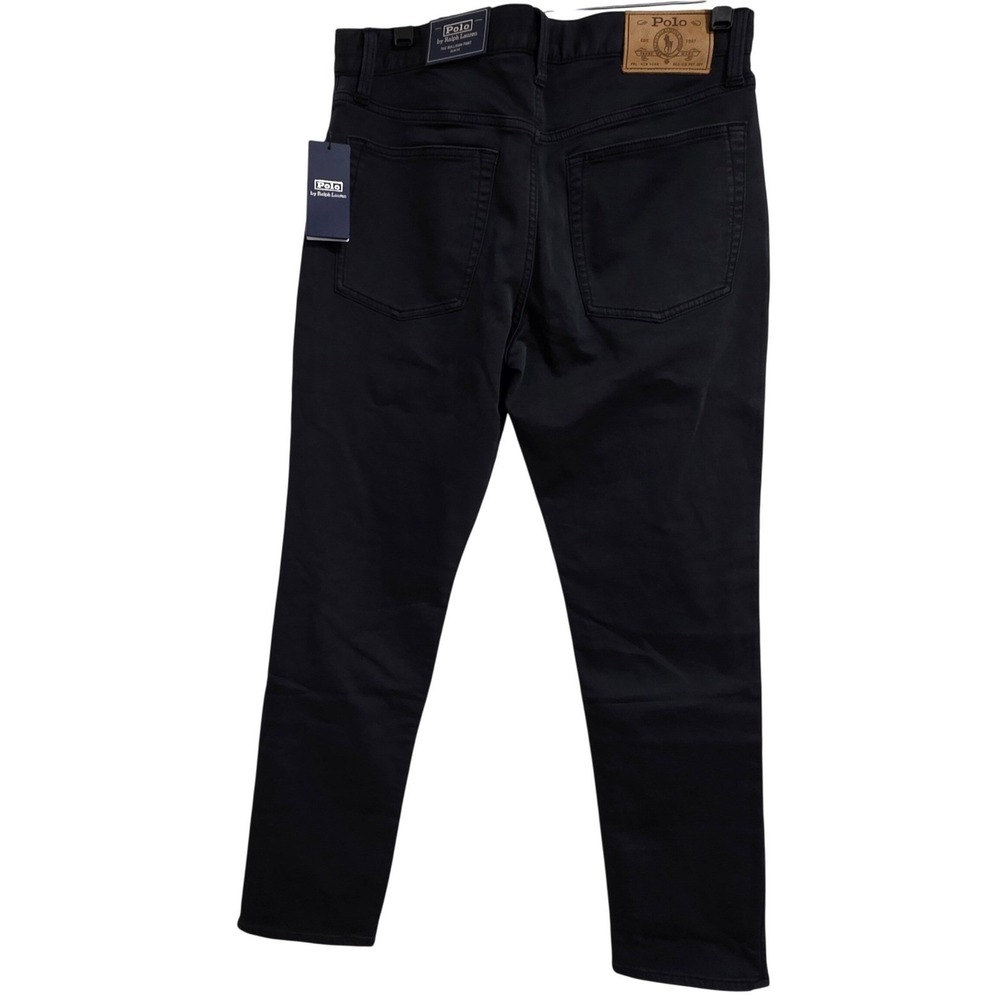 Polo Ralph Lauren Knit Like Sullivan Pant Men's 30x30 Aviator Navy Blue Slim Fit - Picture 4 of 5